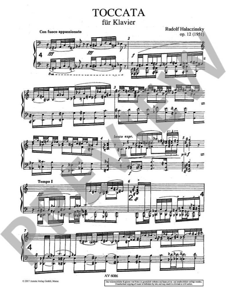 Toccata op. 12